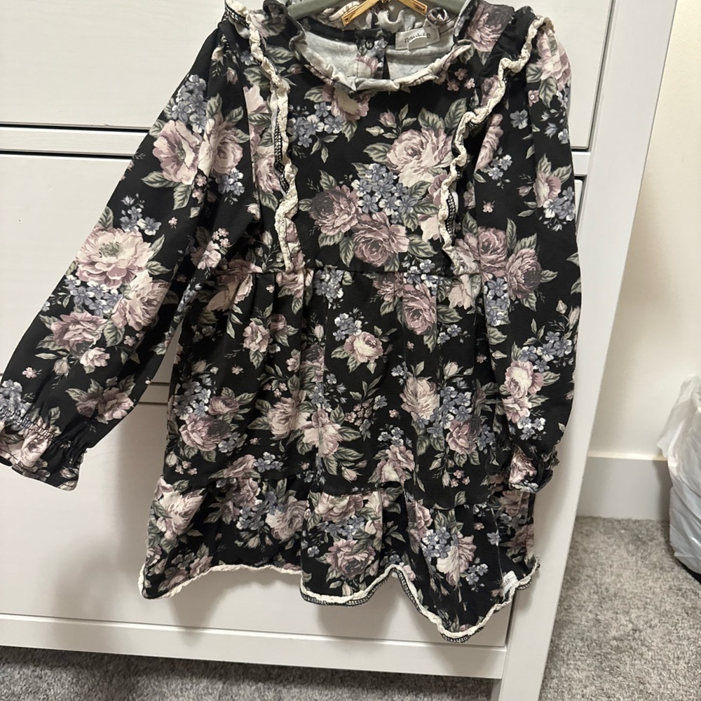 Floral Kids Formal Dress